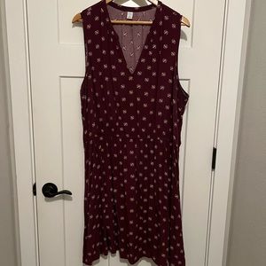 Old Navy Maroon Dress